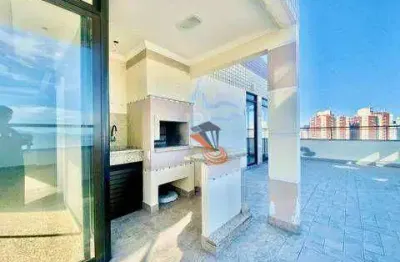 Cobertura com 3 dormitórios à venda, 240 m² por r$ 2.200.000,00 - kobrasol - são josé/sc