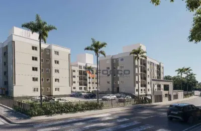 Apartamento à venda, 53 m² por r$ 276.000,00 - prado - biguaçu/sc