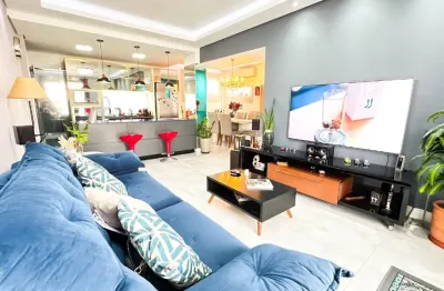 Apartamento mobiliado com quintal privativo e vista para o mar em coqueiros