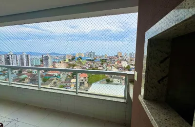 Apartamento a venda, andar alto, vista mar e localização diferenciada em barreiros, são josé/sc