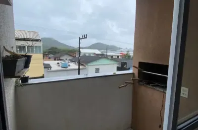 Apartamento semi mobiliado a venda com 02 dormitórios no bairro real parque em são josé/sc