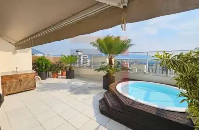 Cobertura com 3 quartos à venda na servidão antônio cipriano pereira, 105, itacorubi, florianópolis por r$ 2.400.000