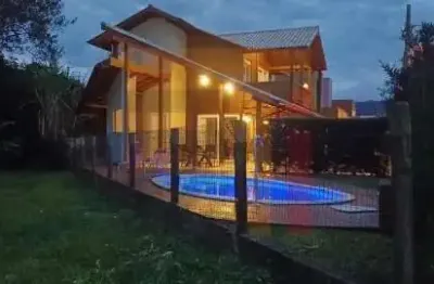 Casa em condomínio fechado com 3 quartos à venda na estrada cristóvão machado de campos, 2270, vargem grande, florianópolis por r$ 1.390.000