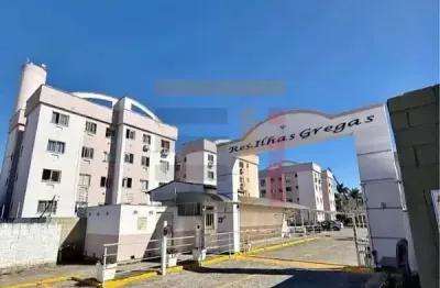 Apartamento com 2 quartos à venda na rua pedro theisen júnior, 39, aririu, palhoça por r$ 230.000