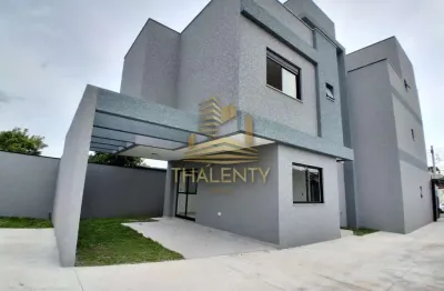 Casa em condomínio fechado com 3 quartos à venda na rua sargento tadeu czocher, 159, uberaba, curitiba, 122 m2 por r$ 720.000