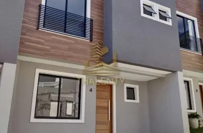 Casa em condomínio fechado com 3 quartos à venda na rua desembargador josé carlos ribeiro ribas, pilarzinho, curitiba, 110 m2 por r$ 618.500