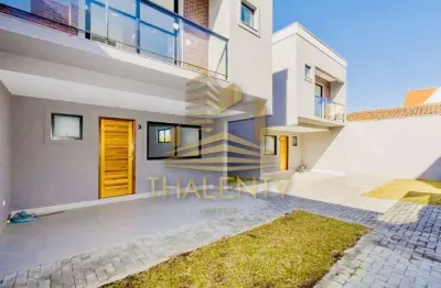 Casa em condomínio fechado com 3 quartos à venda na rua paula prevedello gusso, 262, boa vista, curitiba, 116 m2 por r$ 675.000