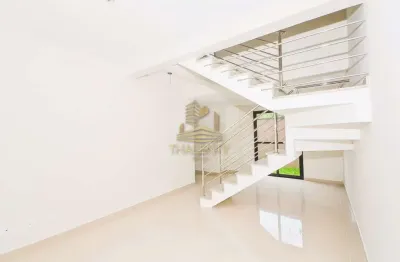 Casa em condomínio fechado com 3 quartos à venda na rua joão barwik, 95, cachoeira, curitiba, 89 m2 por r$ 538.828