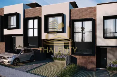 Casa em condomínio fechado com 3 quartos à venda na rua amália túlio costa, santa felicidade, curitiba, 102 m2 por r$ 950.000
