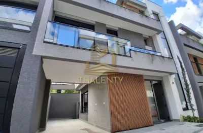 Casa em condomínio fechado com 4 quartos à venda na rua eduardo sprada, 3590, campo comprido, curitiba, 176 m2 por r$ 1.352.759