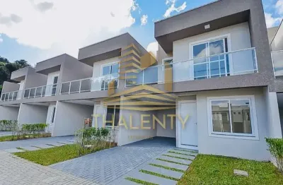 Casa em condomínio fechado com 3 quartos à venda na rua íris antônio campos, 369, campo comprido, curitiba, 109 m2 por r$ 720.000