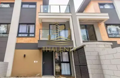 Casa em condomínio fechado com 3 quartos à venda na estrada guilherme weigert, 434, santa cândida, curitiba, 132 m2 por r$ 996.954