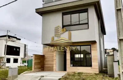 Casa em condomínio fechado com 3 quartos à venda na rua irma schreiner maran, 503, santa cândida, curitiba, 170 m2 por r$ 1.290.000