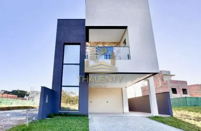 Casa em condomínio fechado com 3 quartos à venda na rua irma schreiner maran, 503, santa cândida, curitiba, 136 m2 por r$ 891.000