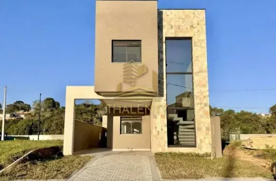 Casa em condomínio fechado com 3 quartos à venda na rua irma schreiner maran, 503, santa cândida, curitiba, 116 m2 por r$ 769.000