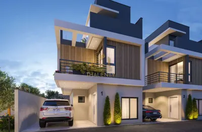 Casa em condomínio fechado com 3 quartos à venda na rua méxico, 873, bacacheri, curitiba, 167 m2 por r$ 979.990