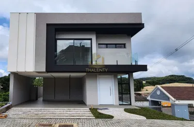 Casa em condomínio fechado com 3 quartos à venda na rua professor alberto krause, 1180, tanguá, almirante tamandaré, 293 m2 por r$ 2.200.000