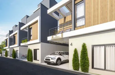 Casa em condomínio fechado com 3 quartos à venda na rua méxico, 873, bacacheri, curitiba, 184 m2 por r$ 1.149.000