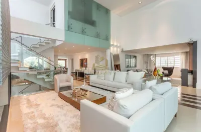 Casa em condomínio fechado com 5 quartos à venda na rua luiz tramontin, 1820, campo comprido, curitiba, 476 m2 por r$ 4.000.000