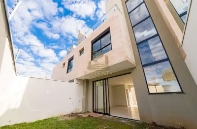 Casa em condomínio fechado com 3 quartos à venda na rua doutor joaquim ignácio silveira da motta, 425, guabirotuba, curitiba, 176 m2 por r$ 1.253.000