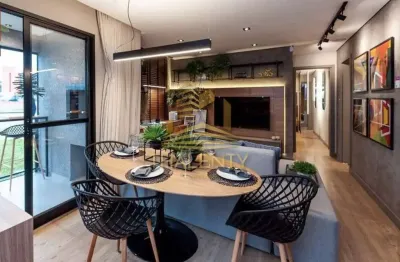 Apartamento com 3 quartos à venda na avenida da república, 7720, portão, curitiba, 64 m2 por r$ 837.997