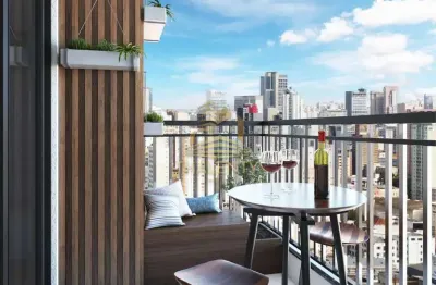 Apartamento com 1 quarto à venda na rua tibagi, 840, centro, curitiba, 37 m2 por r$ 541.142