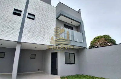 Casa em condomínio fechado com 3 quartos à venda na rua sargento tadeu czocher, 159, uberaba, curitiba, 120 m2 por r$ 649.900