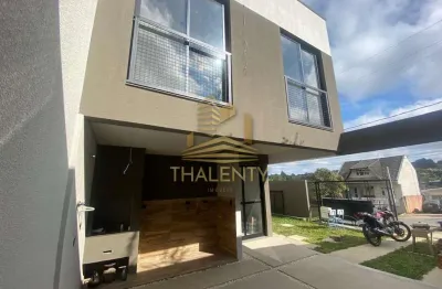 Casa em condomínio fechado com 3 quartos à venda na rua nossa senhora do rocio, 263, santa cândida, curitiba, 73 m2 por r$ 619.800