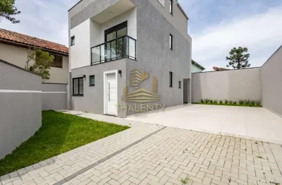 Casa em condomínio fechado com 3 quartos à venda na rua joaquim amaral, 1302, jardim das américas, curitiba, 125 m2 por r$ 869.000