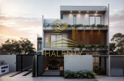 Casa em condomínio fechado com 3 quartos à venda na rua ministro marcos freire, 11, santa felicidade, curitiba, 177 m2 por r$ 1.198.000