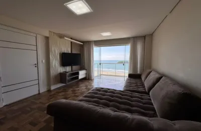 Locação anual frente mar mobiliado e equipado na praia central de balneário camboriú