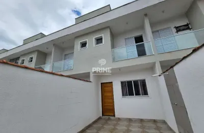 Sobrado NOVO em condomínio com 2 dormitórios à venda por R$ 390.000,00 - 75m² - Massaguaçu - Caraguatatuba/SP