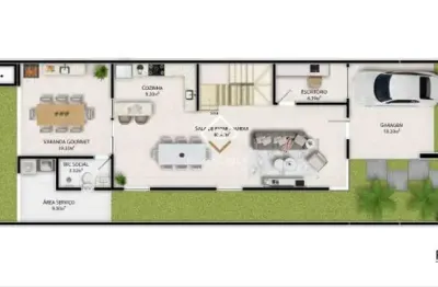 Ebenezer. casa duplex em condominio  3 suites  207m2  home office e lavabo
