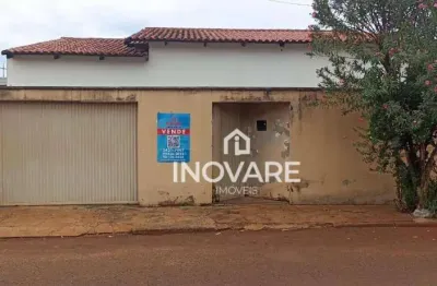 Casa com 3 dormitórios à venda, 130 m² por r$ 350.000,00 - setor santos dumont - itumbiara/go