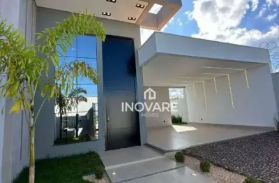 Casa com 3 dormitórios à venda, 176 m² por r$ 680.000,00 - residencial beira rio ii - itumbiara/go