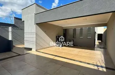 Casa com 3 dormitórios à venda, 196 m² por r$ 680.000 - setor santos dumont - itumbiara/go