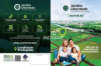 Terreno à venda no Jardim Liberdade, Araporã 