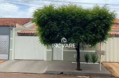 Casa com 3 dormitórios à venda, 82 m² por r$ 380.000,00 - jardim bandeirantes - itumbiara/go