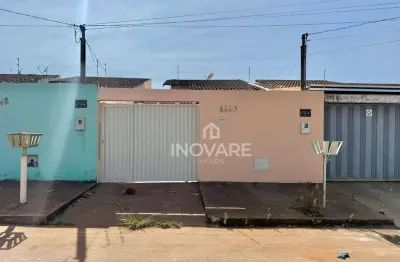 Casa com 2 dormitórios à venda, 74 m² por r$ 275.000,00 - buritis iii - itumbiara/go