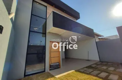 Casa com 3 quartos à venda, 150 m² por r$ 490.000 - residencial flor do cerrado - anápolis/go