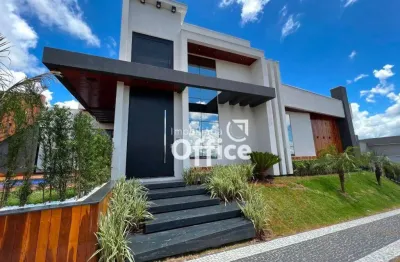 Casa com 4 suítes à venda, 285 m² por r$ 2.400.000 - condomínio residencial grand trianon - anápolis/go