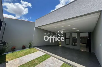 Casa com 3 quartos à venda, 142 m² por r$ 670.000 - lourdes - anápolis/go