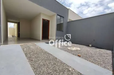 Casa com 3 dormitórios à venda, 105 m² por r$ 365.000,00 - residencial vida nova - anápolis/go