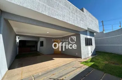 Casa com 3 quartos à venda, 150 m² por r$ 410.000 - residencial flor do cerrado - anápolis/go