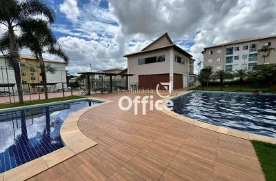 Apartamento com 2 dormitórios à venda, 55 m² por r$ 285.000,00 - jibran el hadj - anápolis/go