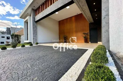 Casa com 4 quartos  à venda, 237 m² por r$ 2.500.000 - condomínio residencial belas artes - anápolis/go