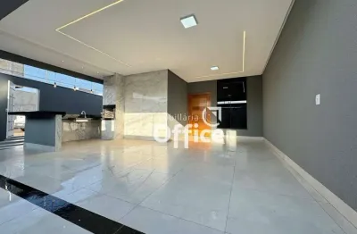 Casa com 3 dormitórios à venda, 130 m² por r$ 600.000,00 - residencial vale do sol - anápolis/go