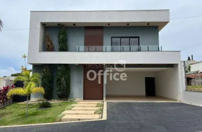 Sobrado com 3 dormitórios à venda, 373 m² por r$ 2.500.000,00 - residencial anaville - anápolis/go