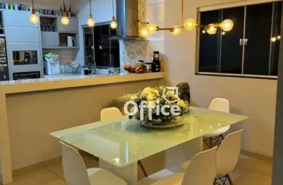 Casa com 2 dormitórios à venda, 105 m² por r$ 420.000,00 - privê lírios dos campos - anápolis/go