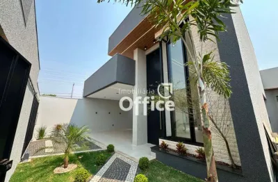 Casa com 3 suítes à venda, 183 m² por r$ 1.150.000 - parque brasília - anápolis/go